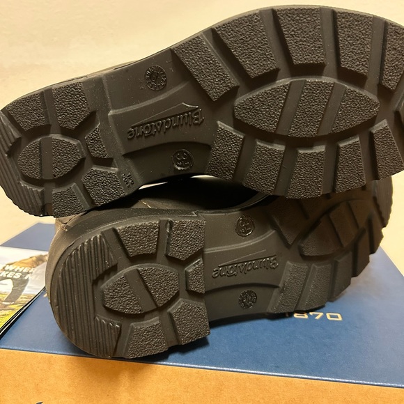 NEW🤎BLUNDSTONE 500 ORIGINAL Brown/burgundy Chelsea Boots size 7us - Picture 5 of 6